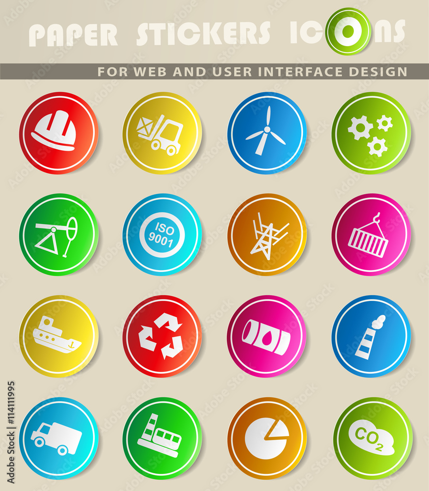 industry icon set