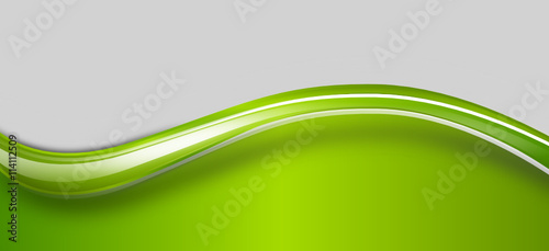 Welle Grün Wellen Hintergrund Green Textfreiraum Band Banner Weiß