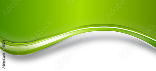 Welle Grün Wellen Hintergrund Green Textfreiraum Band Banner Weiß