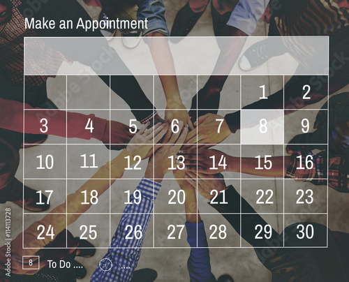 Calendar Agenda Appointment Meeting Memo Concept