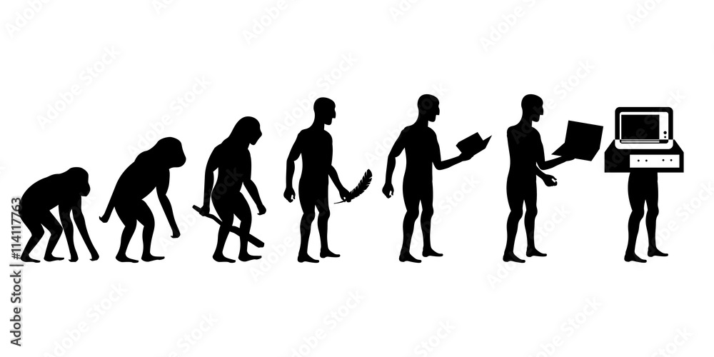 Human evolution: from monkey to cyborg Human evolution: from monkey to cyborg