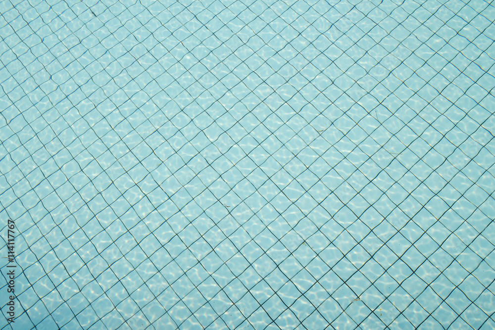 Fototapeta premium blue swimming pool rippled water background