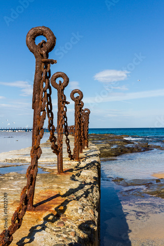 The canoe pool at Newcastle Ocean Baths, NSW Australia photo