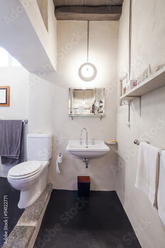 Furnished house vintage  bathroom