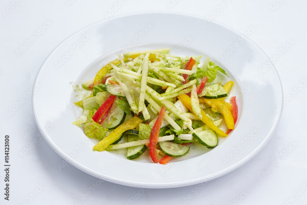salad on the table salad on the table