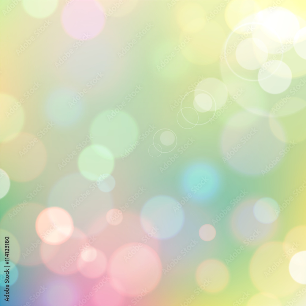 Colorful Bokeh Background