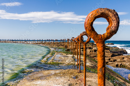 The canoe pool at Newcastle Ocean Baths, NSW Australia