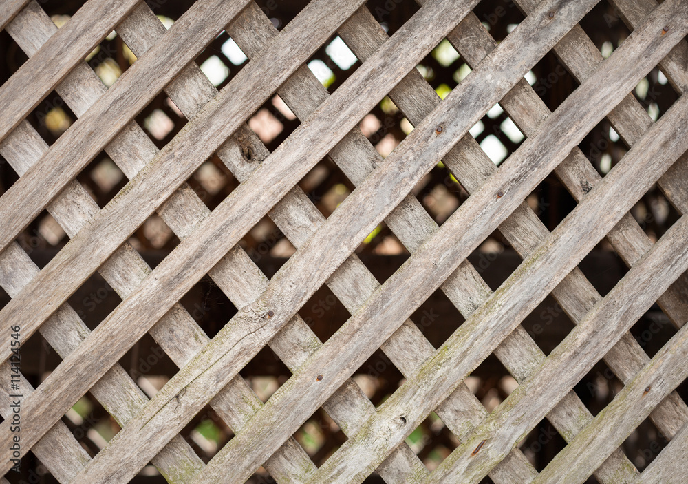 Wooden garden fence Wooden garden fence