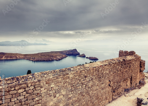 Lindos bay view photo