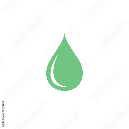 Water drop icon. Vector illustration