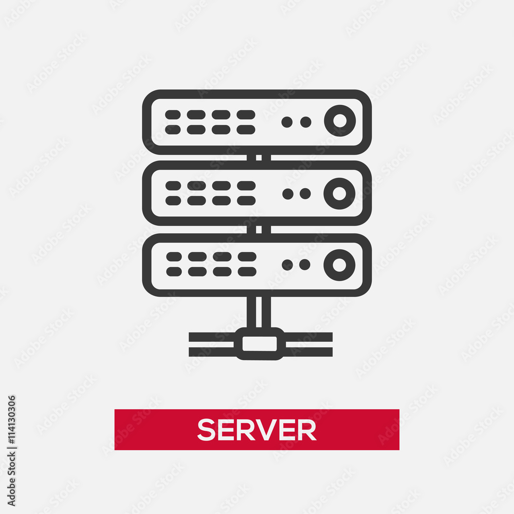 Server single icon Server single icon