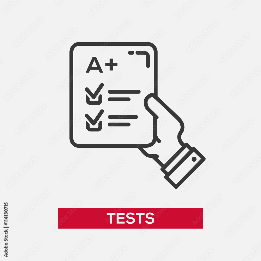 Tests - single icon Tests - single icon