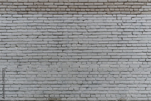 White brick wall.