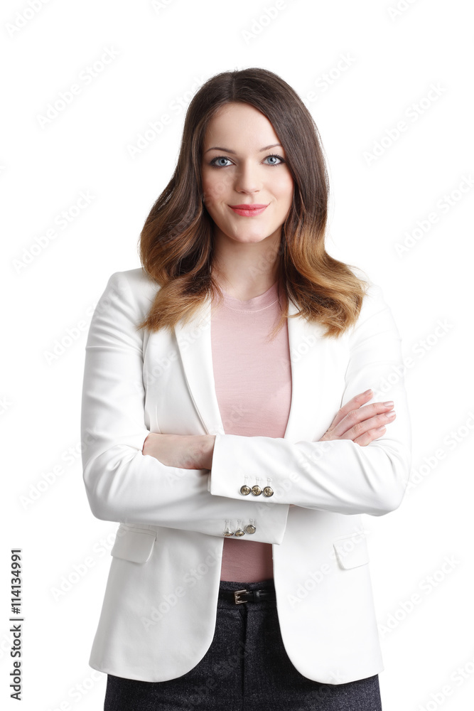 Smiling young professional woman Smiling young professional woman