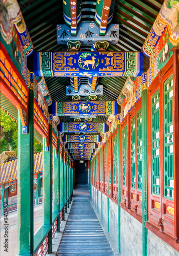 Corridor in the Summer Palace in Beijing