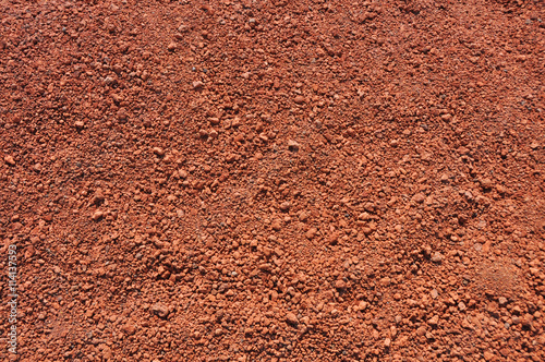 roter Sand auf Tennisplatz - Hintergrund