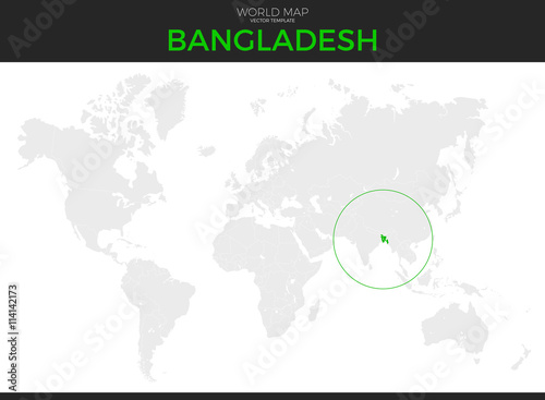 People's Republic of Bangladesh Location Map