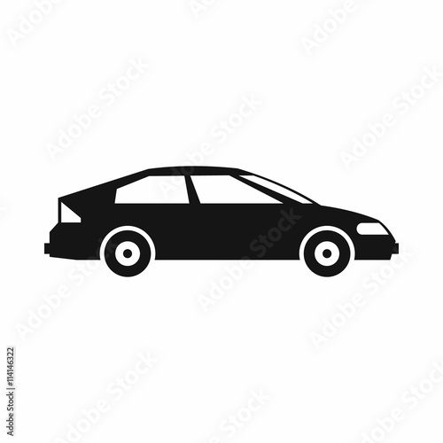 Car icon  simple style