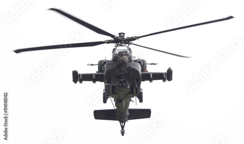 LEEUWARDEN, THE NETHERLANDS - JUN 11, 2016: Boeing AH-64 Apache © michaklootwijk
