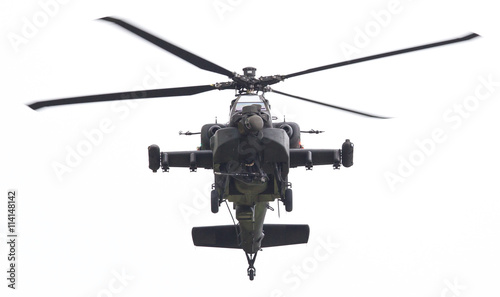 LEEUWARDEN, THE NETHERLANDS - JUN 11, 2016: Boeing AH-64 Apache