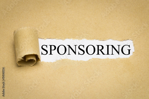 Sponsoring photo