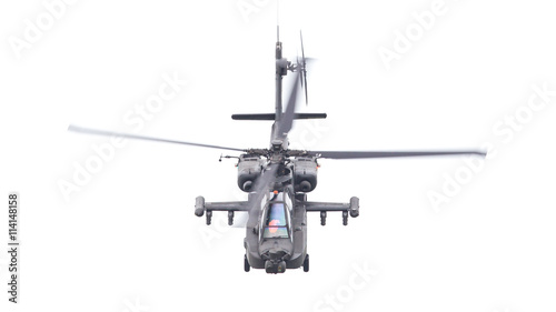 LEEUWARDEN, THE NETHERLANDS - JUN 11, 2016: Boeing AH-64 Apache