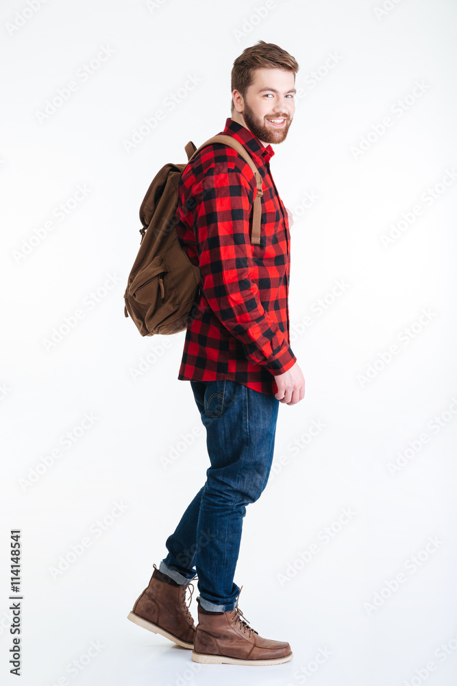 Full length portrait of a happy casual man Full length portrait of a happy casual man