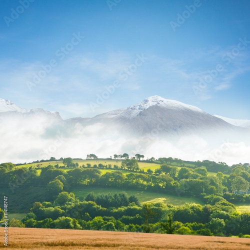 Composite image of a country scene