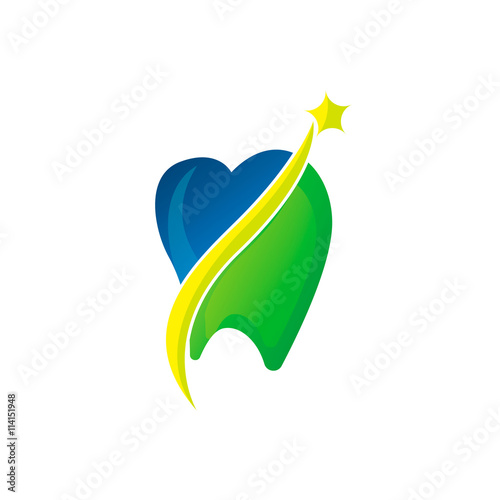 Dental Teeth Logo Design Vector