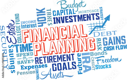 Financial Planning Word Cloud