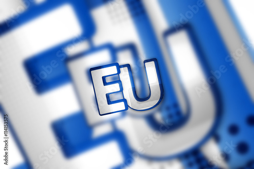 EU Europe metallic white cr...