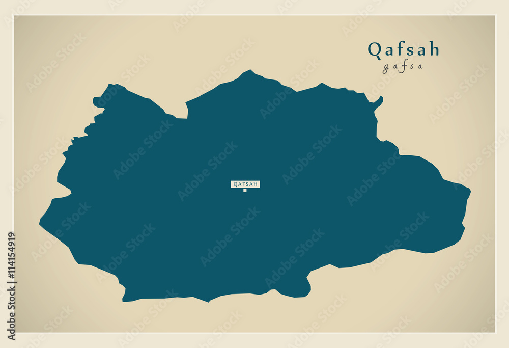 Modern Map - Qafsah TN