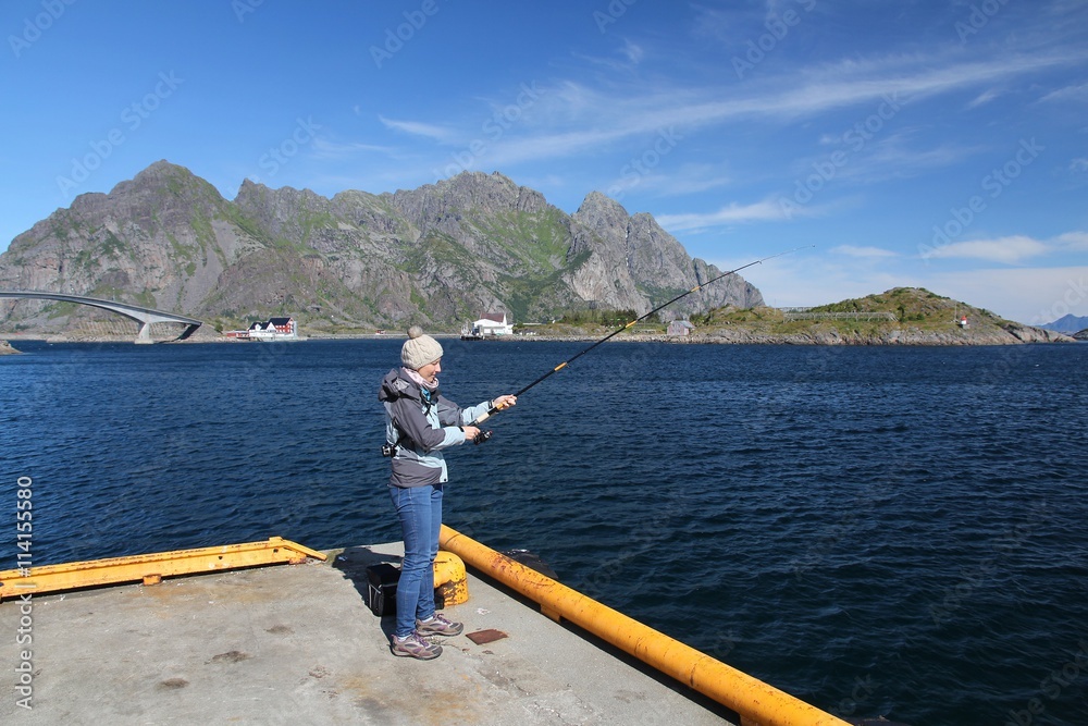 Saltwater fishing in Norway