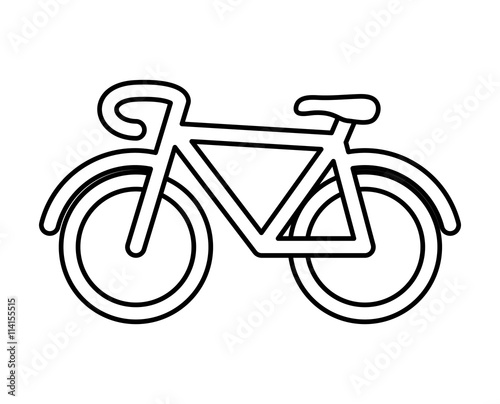Cycle icon. Bike design. Vector graphic 