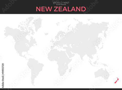 New Zealand Location Map