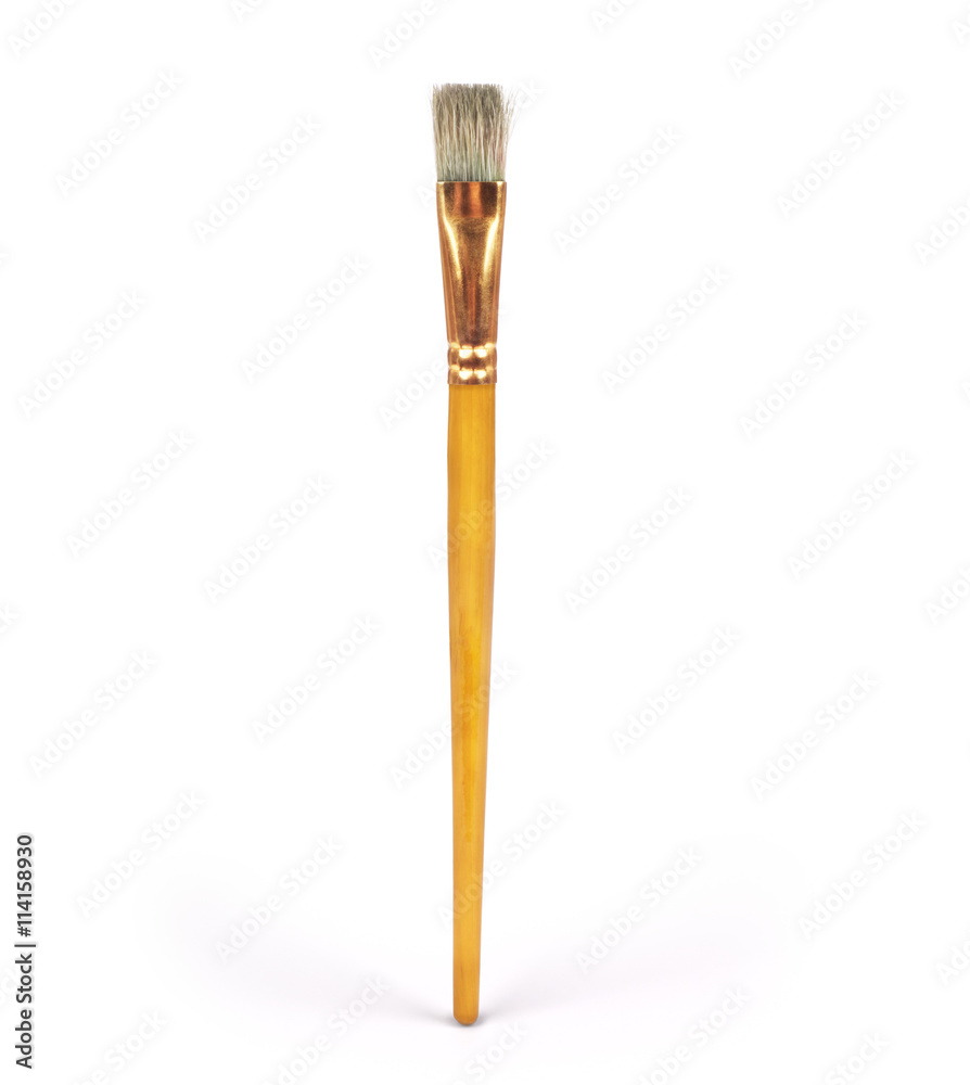 Fototapeta premium paint brush on white background
