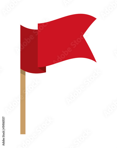 Pennant icon. flag design. Vector graphic