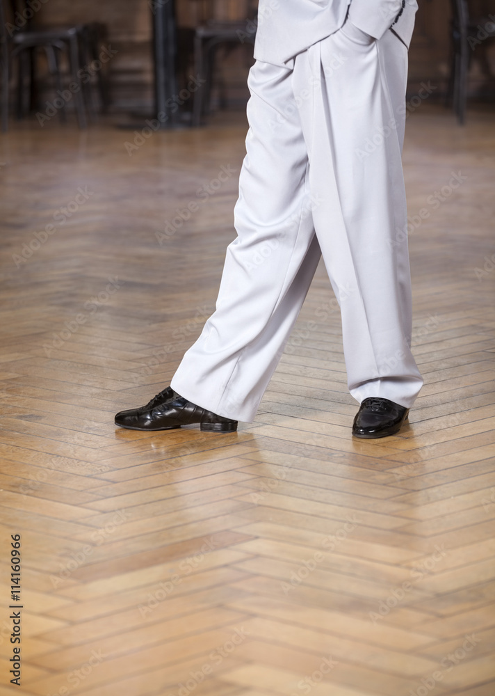 Low Section Of Dancer Performing At Restaurant