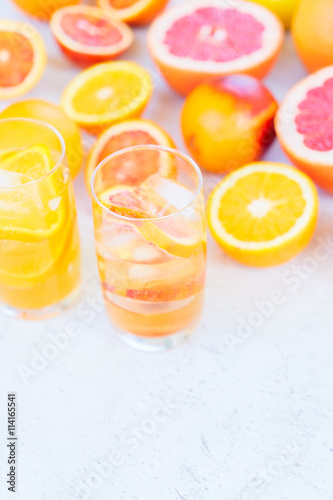 Summer citrus drinks