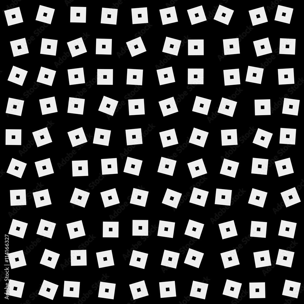 Geometric simple monochrome minimalistic vector pattern, rectangles or squares,