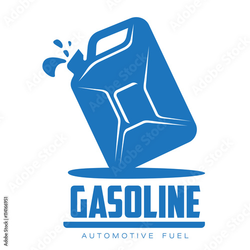 logo for gasoline canisters, vector flat is a simple illustration of isolated on white background, logo black canisters, petrol filling symbol for car logo petrol station, black and white canister set