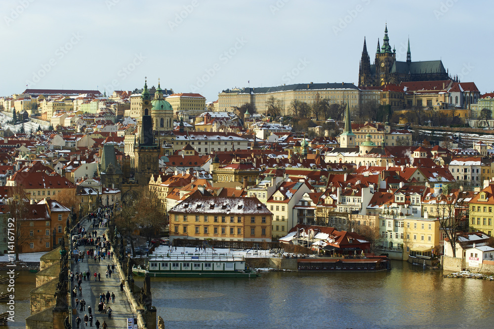 Prague castle and Charles bridge, Prague (UNESCO), Czech republic