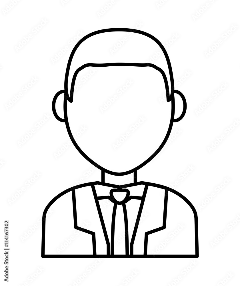 Male avatar icon. Man design. vector graphic Male avatar icon. Man design. vector graphic
