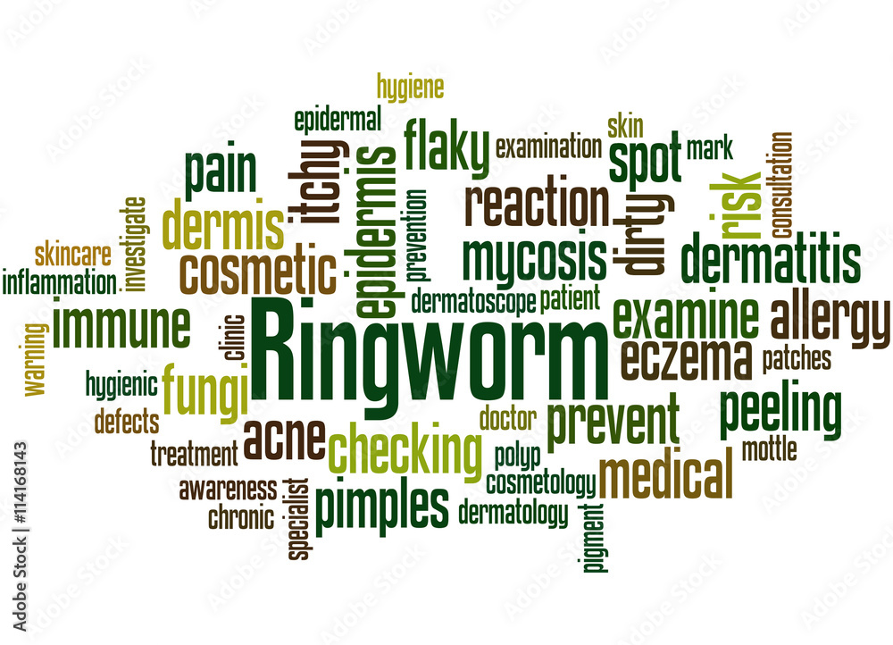 Ringworm, word cloud concept 4