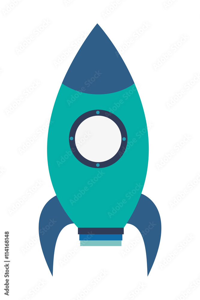 toy rocket icon