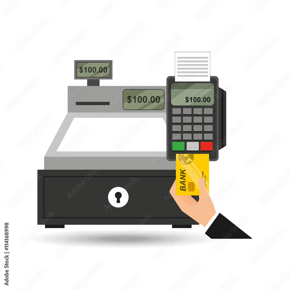 Obraz premium credit card design 