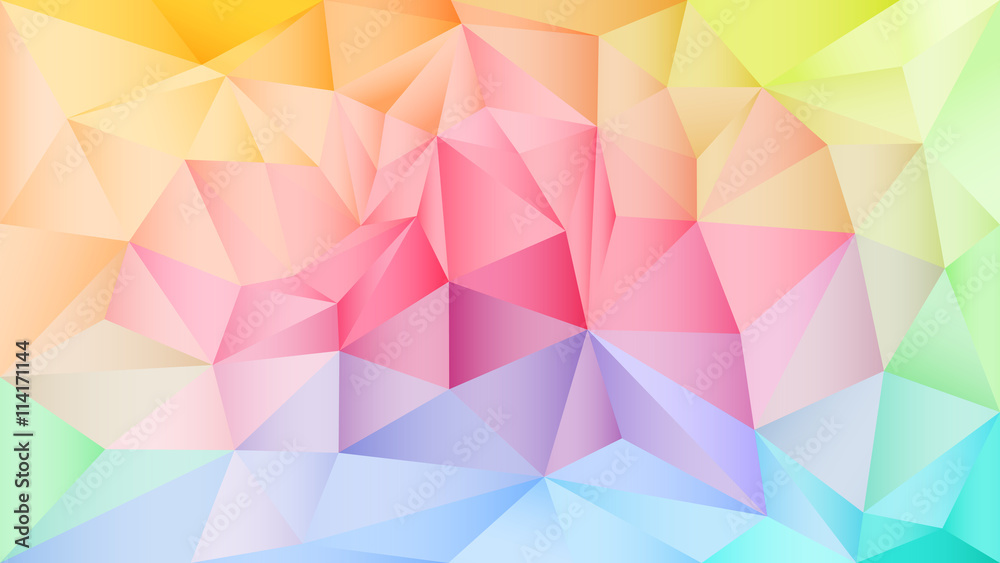 Bright abstract image in a polygon style. Bright abstract image in a polygon style.