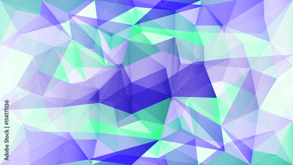 Background in the polygonal style.