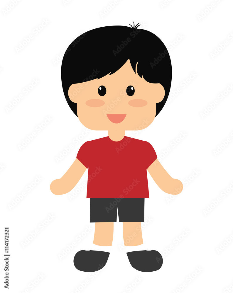 little boy icon. Kid design. vector graphic little boy icon. Kid design. vector graphic