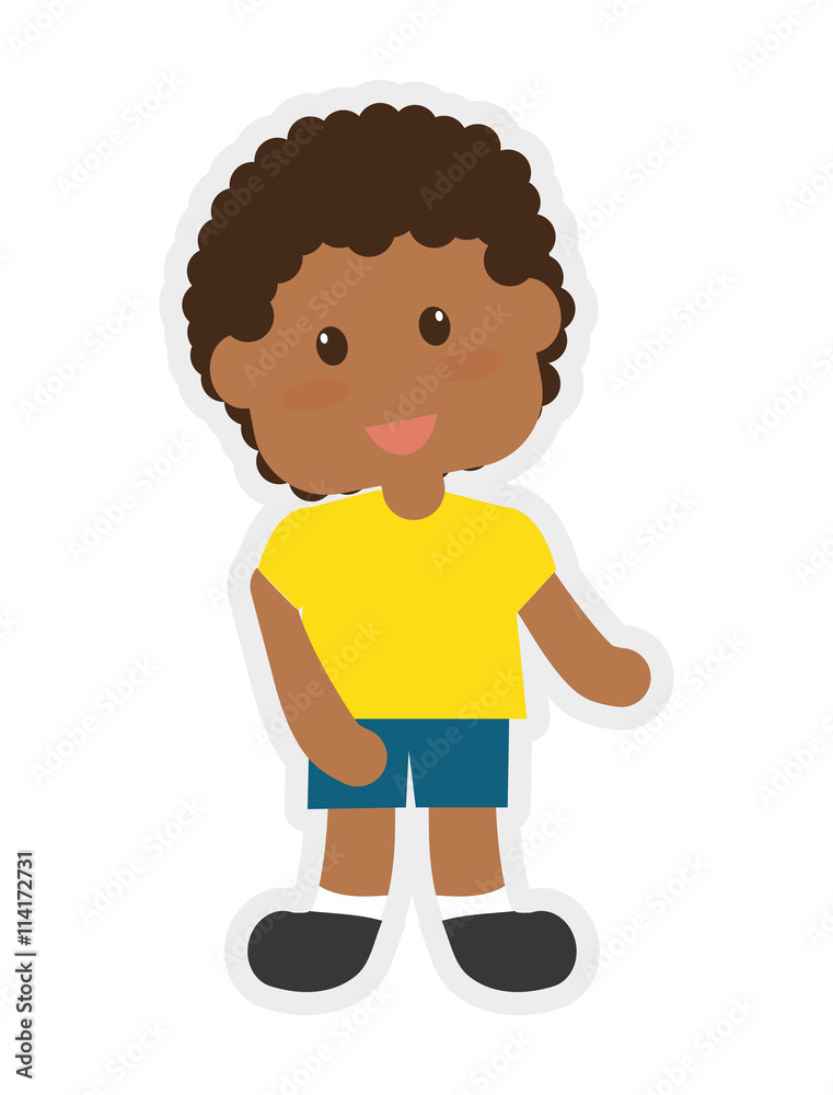 little boy icon. Kid design. vector graphic little boy icon. Kid design. vector graphic